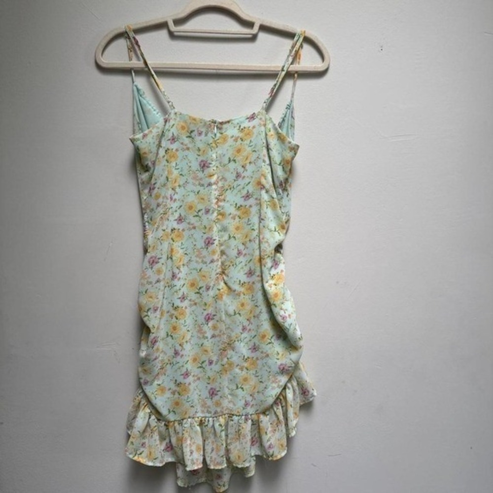 Floral Slip Dress Feminine Cottage Core Romantic Flirty - Picture 2 of 4